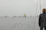 Klassiek zeilregatta op het Haringvliet
